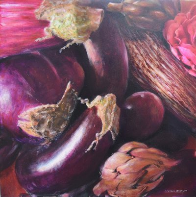 Stillleben, Aubergine von Lincoln Seligman