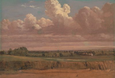 Landschaft mit Weizenfeld von Lionel Constable