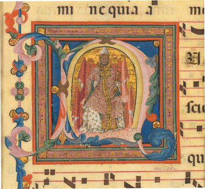 Der heilige Petrus auf dem Thron von Lippo Vanni
