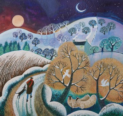 Schneespaziergang im Winter, 2017 von Lisa Graa Jensen