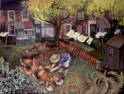 Stadthühner, 1995 von Lisa Graa Jensen