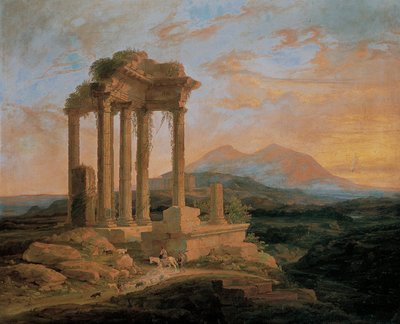 Landschaft mit Ruinen von Lluís Rigalt