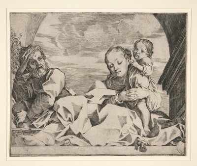 Die Heilige Familie von Lodovico Carracci