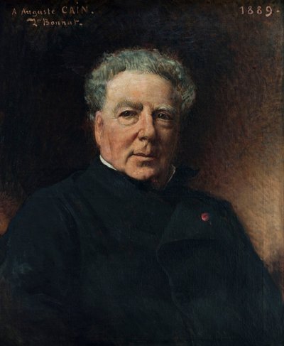 Porträt von Auguste-Nicolas Caïn 1821-1894, 1889 von Léon Bonnat