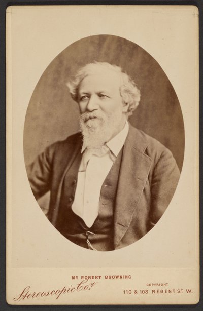 Mr. Robert Browning von London Stereoscopic and Photographic Company