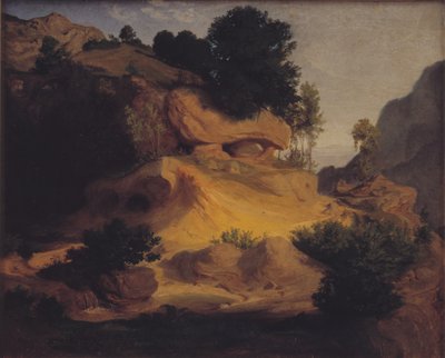 Landschaft bei Subiaco, Italien von Lorenz Frølich