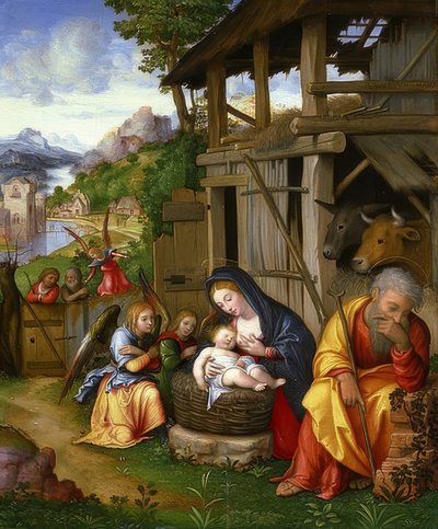 Geburt Christi von Lorenzo Leonbruno