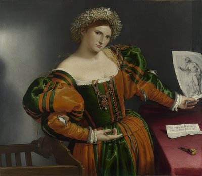 Frauenbildnis (Lucretia) von Lorenzo Lotto