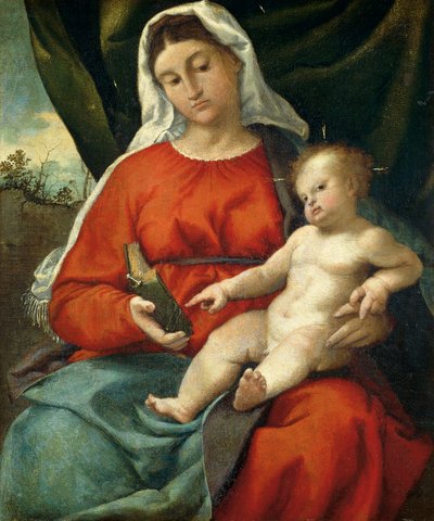 Madonna mit Kind von Lorenzo Lotto