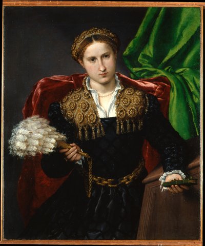 Porträt von Laura da Pola von Lorenzo Lotto