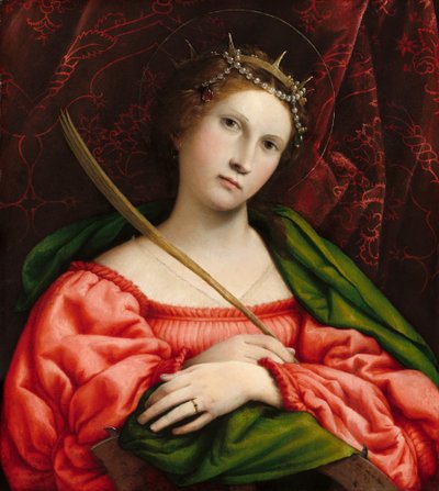 Heilige Katharina, 1522 von Lorenzo Lotto