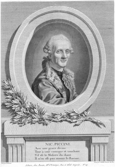 Niccolò Piccinni von Louis Jacques Cathelin