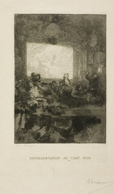 Im Chat Noir von Louis Auguste Lepère