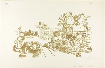 Moderne Bukolik von Louis Auguste Lepère
