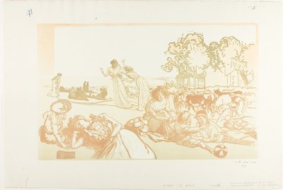 Moderne Bukolik von Louis Auguste Lepère