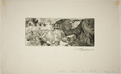 Sandsteinbruch von Louis Auguste Lepère