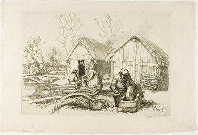 Das Haus des Holzfällers von Louis Auguste Lepère