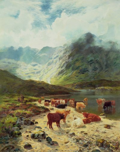 Ross-shire Loch, 1888 von Louis Bosworth Hurt