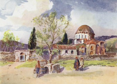 Das Kloster von Daphni, Griechenland von Louis Burleigh Bruhl