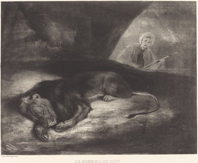 Der Schlaf des Löwen von Louis Candide Boulanger