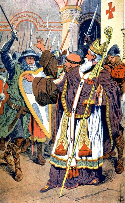 Der Mord an St. Thomas Becket von Louis Charles Bombled