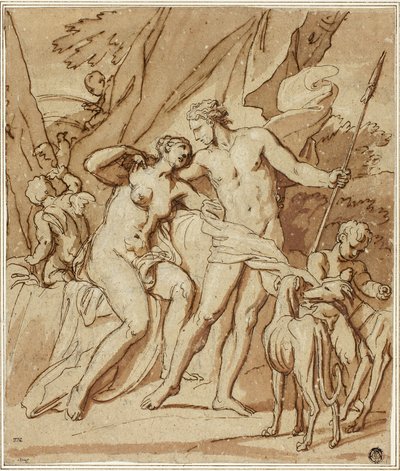Venus und Adonis von Louis Cheron