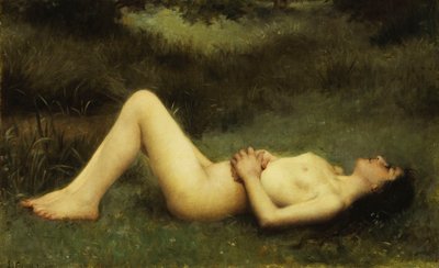 Liegender Akt von Louis Courtat