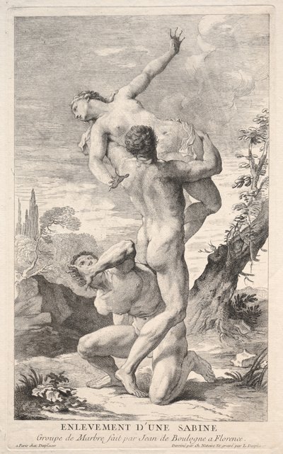 Raub der Sabinerinnen von Louis Desplaces