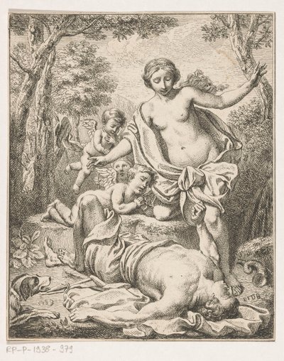 Venus und Adonis von Louis Fabritius Dubourg