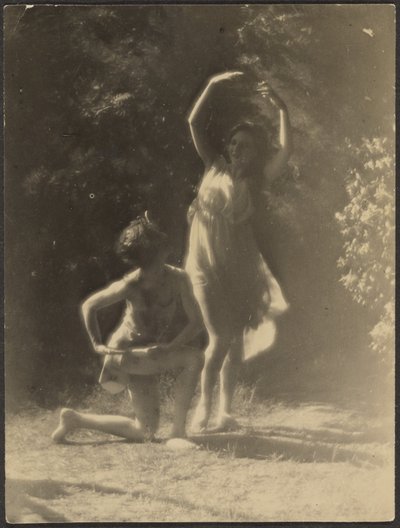 Tänzer im Garten von Louis Fleckenstein
