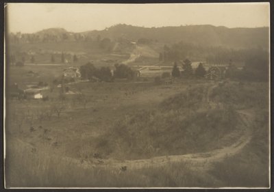[Landschaft mit Häusern auf dem Land] von Louis Fleckenstein