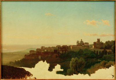 L. Gurlitt Blick auf Ariccia von Louis Gurlitt