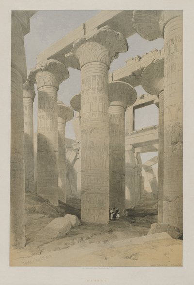 Ägypten und Nubien, Band II: Karnak, 1847 von Louis Haghe