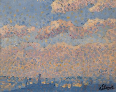 Himmel über der Stadt von Louis Hayet