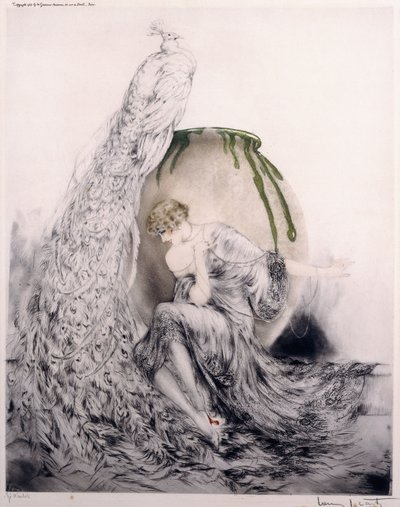 Pfau von Louis Icart