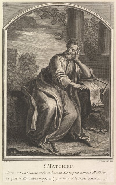 Heiliger Matthäus, 1726 von Louis Jacob