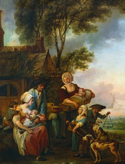 Der Drehorgelspieler von Louis Joseph (1731 98) Watteau