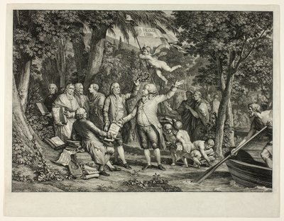 Mirabeau erreicht die Elysischen Felder von Louis Joseph Masquelier