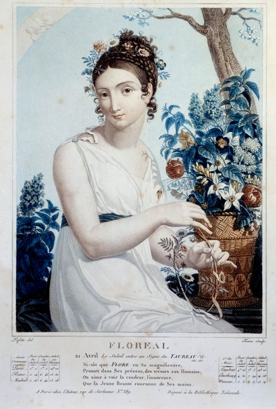 Revolutionärer Republikanischer Kalender: Floreal von Louis Lafitte