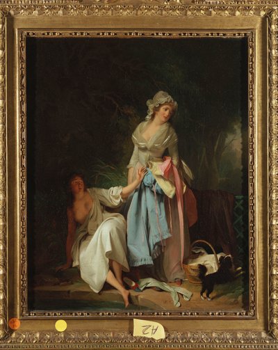 Die überraschte Badende von Louis Leopold Boilly