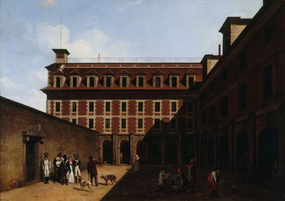 Das Madelonnettes-Gefängnis, ca. 1810 von Louis Leopold Boilly