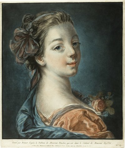 Büste einer Frau von Louis Marin Bonnet