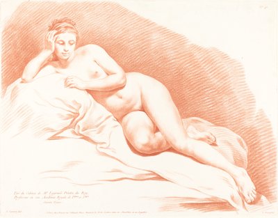 Liegender weiblicher Akt, 1771 von Louis Marin Bonnet