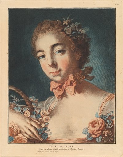 Tête de Flore von Louis Marin Bonnet