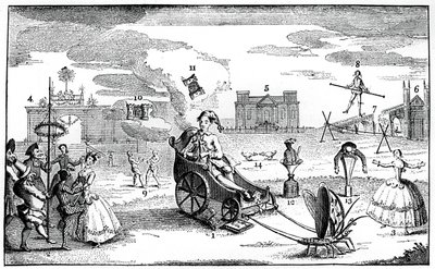 Triumph der Torheit, 1749 von Louis Philippe Boitard