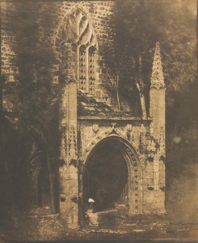 Brunnen von Notre-Dame in Saint-Brieuc, Bretagne von Louis Rémy Robert