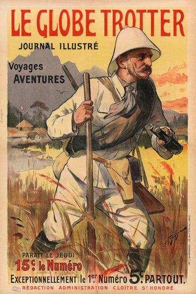 Le Globe Trotter, 1900er von Louis Tauzin