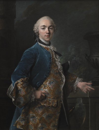 Porträt von Frederik Christian Krag (1726-1763) von Louis Tocqué