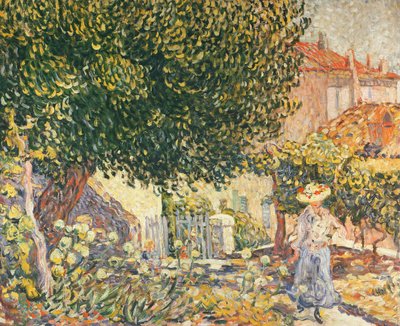 Frau im Garten von Louis Valtat