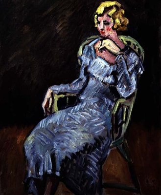 Sitzende junge Frau von Louis Valtat